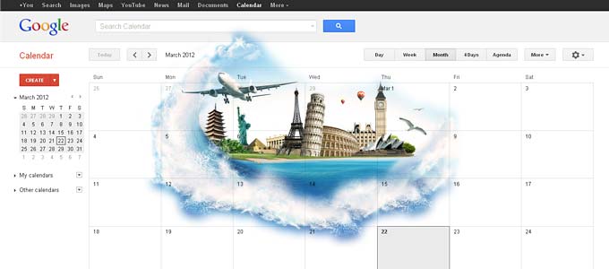 Urlaubsplanung mit Google