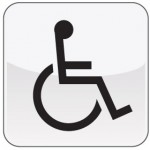 Piktogramm Behinderten WC