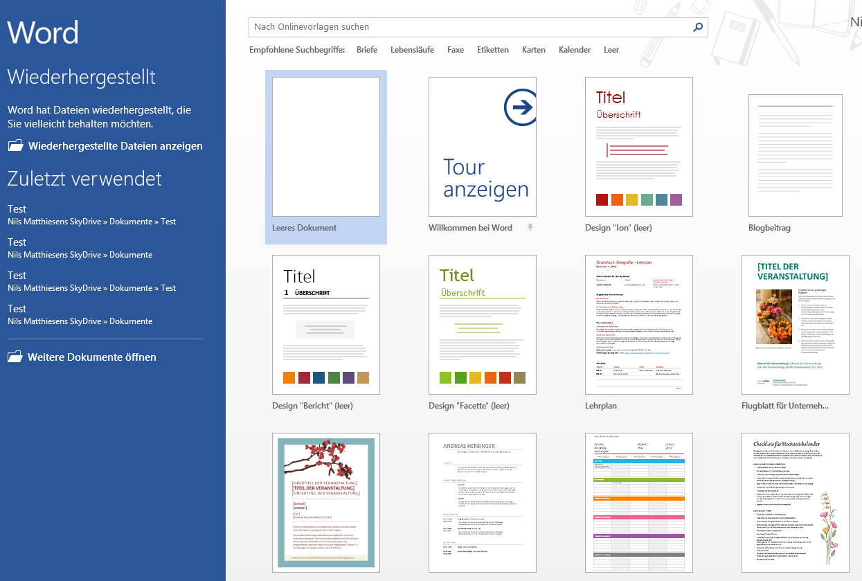 Microsoft Office 2013 Die Neuen Funktionen In Word