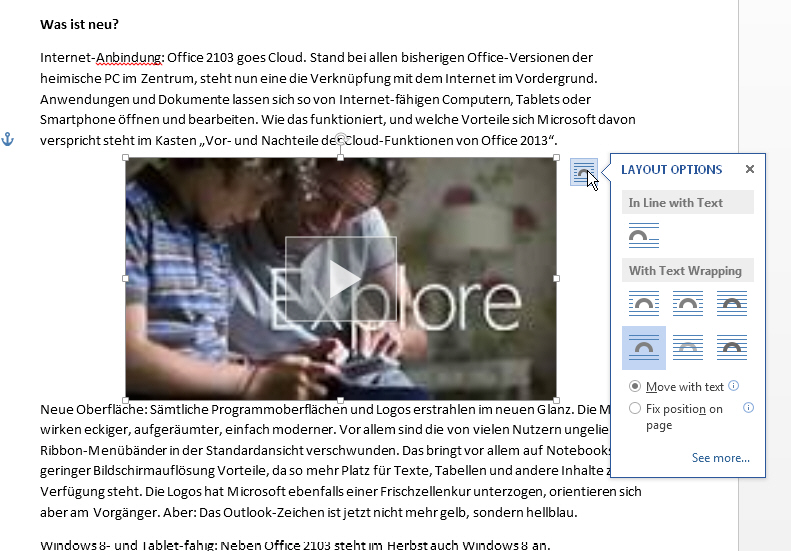 MS Office Word 2013