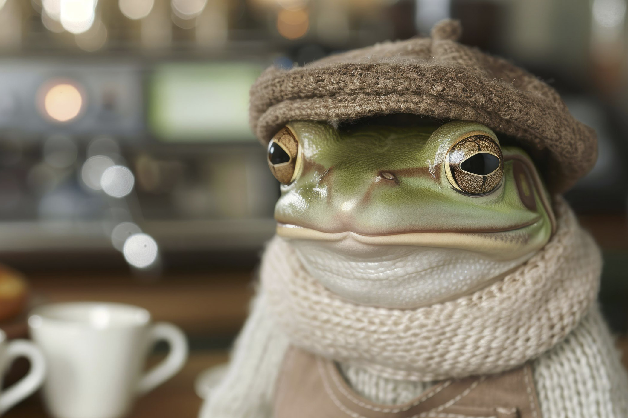 Was steckt hinter dem "Eat the frog"-Prinzip? / Man sieht eine Illustration eines Frosches mit Brille auf türkisfarbenem Hintergrund - symbolisch für das Zeitmanagement-Prinzip „Eat the Frog“. Dabei geht es darum, zuerst die unangenehmen Aufgaben zu erledigen.